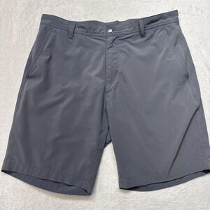 Footjoy FJ Mens Size 35 Shorts Gray Performance Golf Stretch Shorts Hybrid